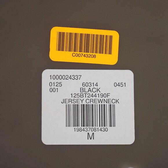 Fear of God Crewneck Short-Sleeve Tee in Black & Yellow Men's Size Medium - NWT - Picture 12 of 12